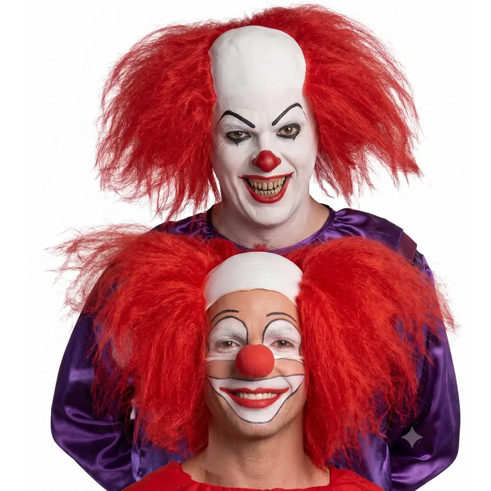 Calva payaso con pelo adulto - Imagen 3