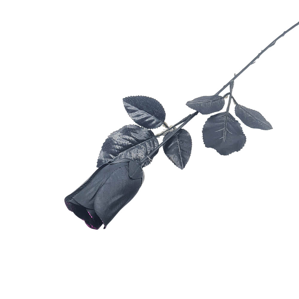 Rosa negra 44cm - Imagen 2