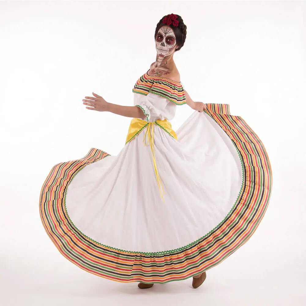 Disfraz de Mexicana de Lujo para Adulto Mujer - Imagen 4