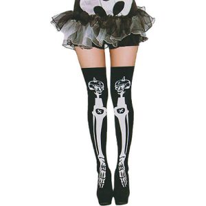 Medias Calavera con huesos adulto