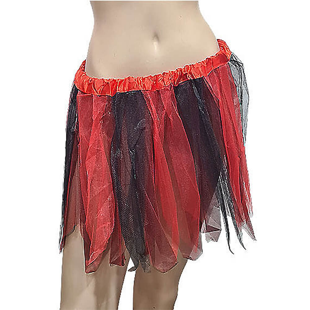 TUTÚ BICOLOR ROJO CON NEGRO 30CM - Imagen 2