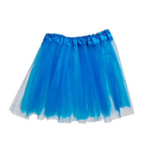 TUTU AZUL OSCURO CLARO INFANTIL 30CM