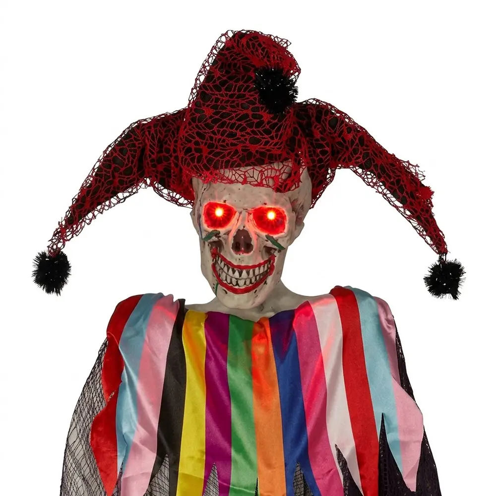 Payaso de Terror con Luz 200 cm - Decoración Halloween - Imagen 2