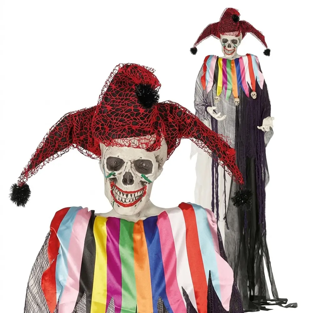 Payaso de Terror con Luz 200 cm - Decoración Halloween - Imagen 3