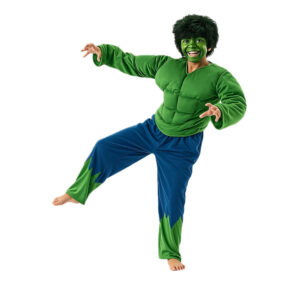 Disfraz de forzudo fuerte infantil con camisa y pantalón