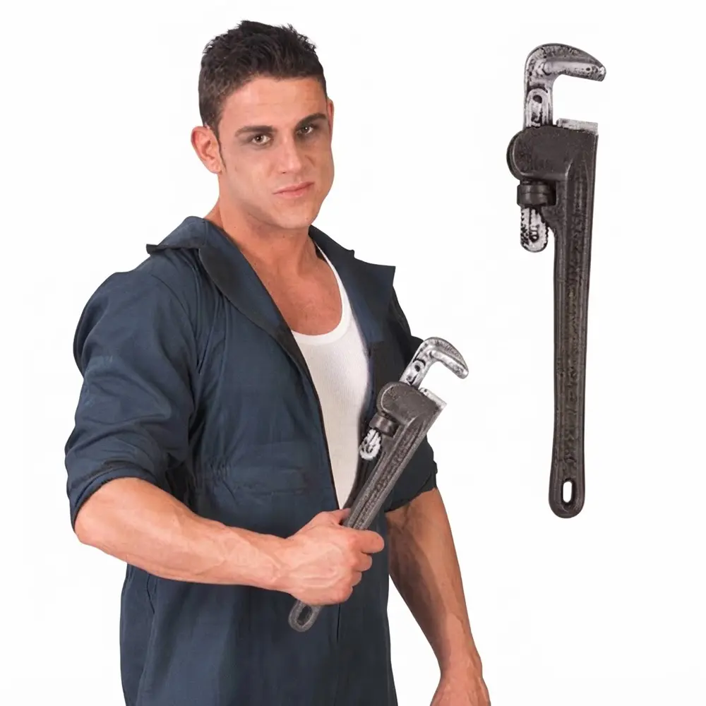 Llave Inglesa Grifa de Juguete - Accesorio Disfraz Halloween - Imagen 2