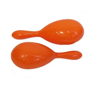 MARACAS DE COLOR NARANJA (2 UDS)