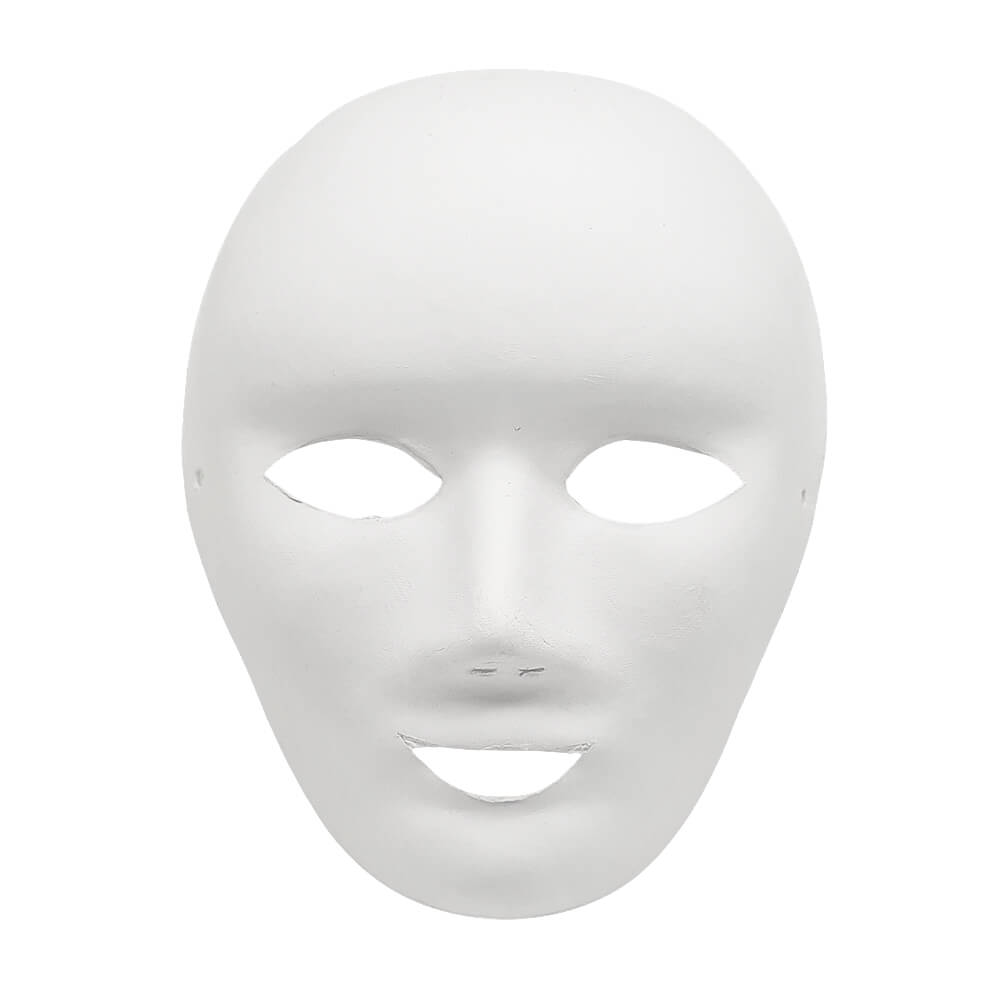 Careta Blanca Cartón