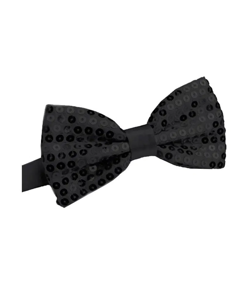 PAJARITA LENTEJUELAS NEGRO