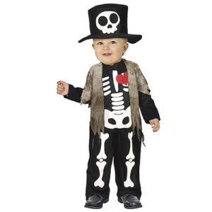 DISFRAZ DE PEQUEÑO ESQUELETO PARA BEBÉ