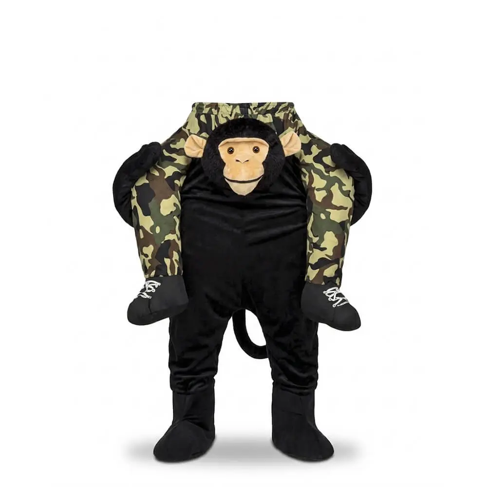 Disfraz de Mono a Hombros Ride-On Carry Me para Adulto - Imagen 4