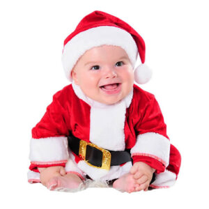 DISFRAZ DE PAPA NOEL PARA BEBÉ
