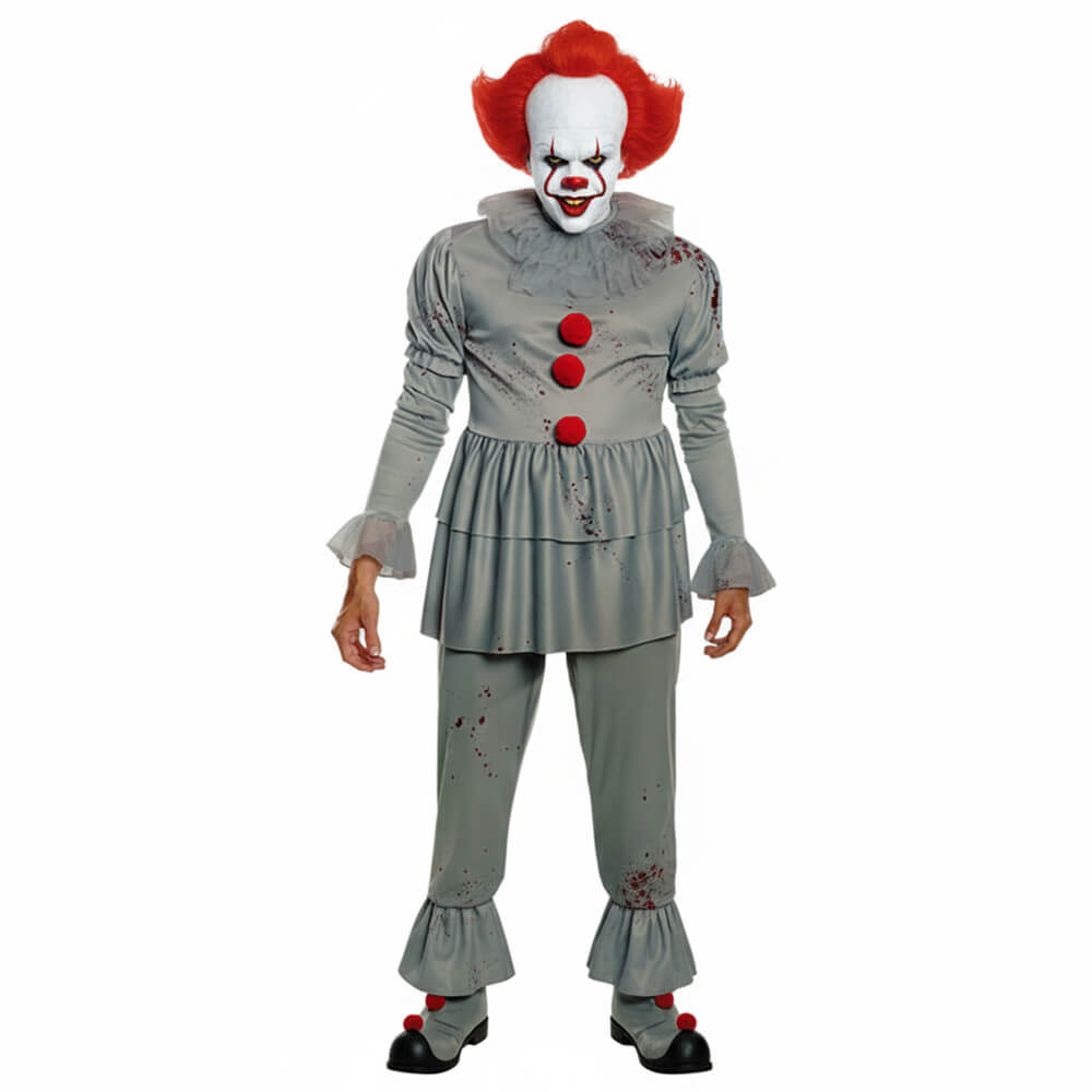 Disfraz de Payaso Sádico Adulto – Traje de Payaso Asesino para Halloween - Imagen 4
