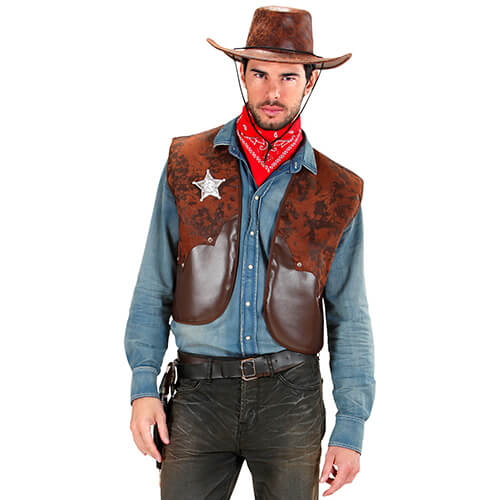 CHALECO VAQUERO ADULTO - Imagen 2