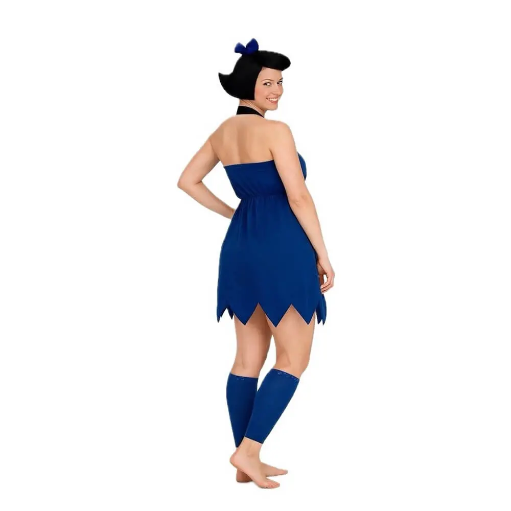 Disfraz de Mujer Prehistórica Adulto – Traje de Cavernícola de Serie Animada con Peluca (Talla M) - Imagen 2