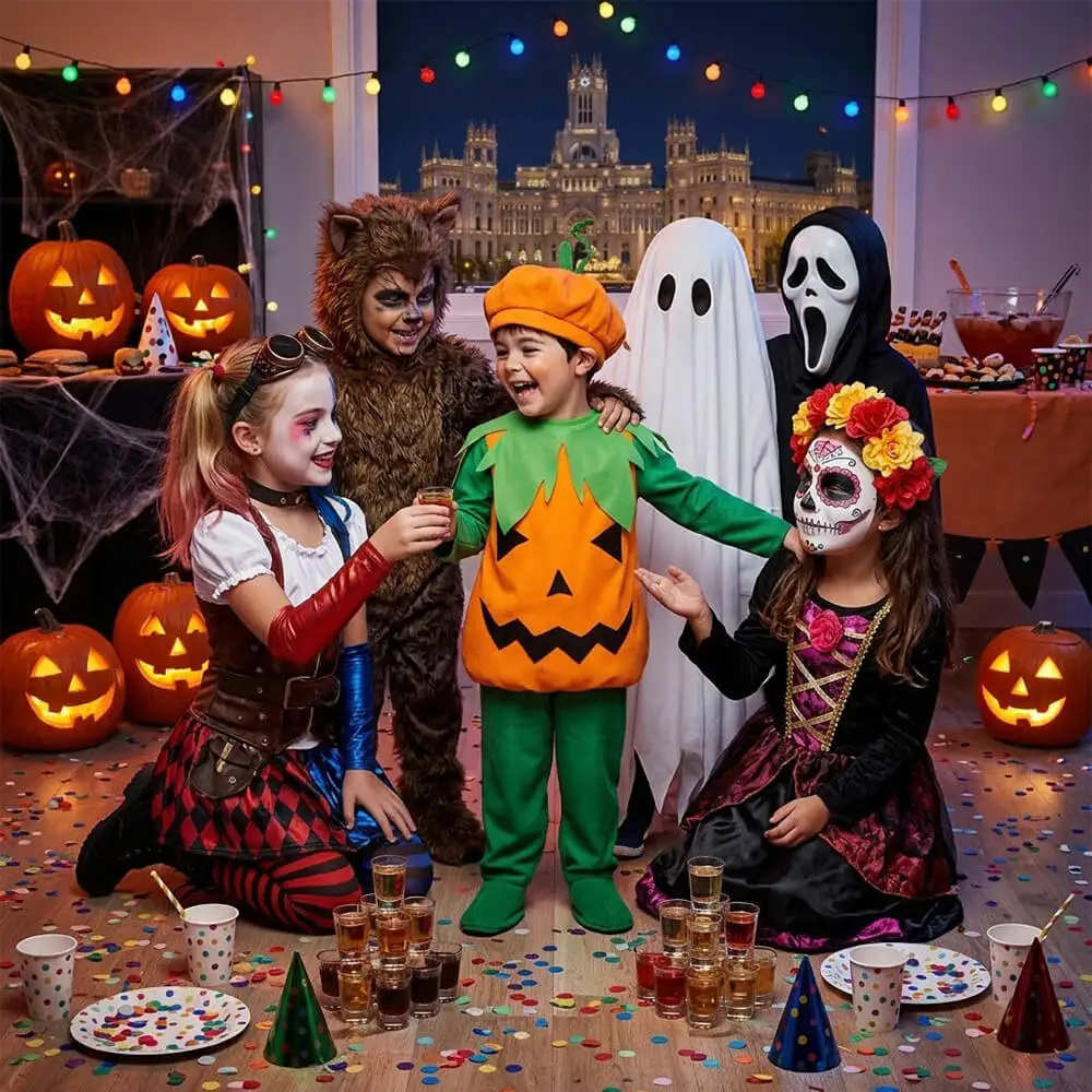 Disfraz de Calabaza Infantil con Sombrero - Imagen 2