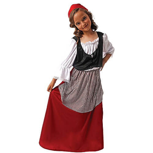 DISFRAZ DE CAMPESINA INFANTIL