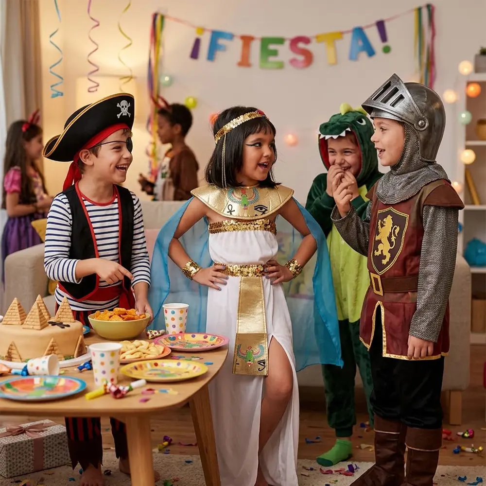Disfraz de Egipcia Infantil - Traje de Cleopatra para Niña - Imagen 2
