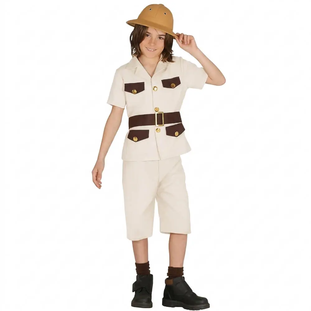 Disfraz de Cazador Explorador Infantil – Traje de Safari con Chaqueta, Cinturón y Pantalón - Imagen 2