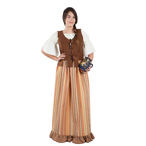 DISFRAZ DE MESONERA MEDIEVAL ADULTO