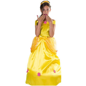 DISFRAZ DE PRINCESA BELLA INFANTIL