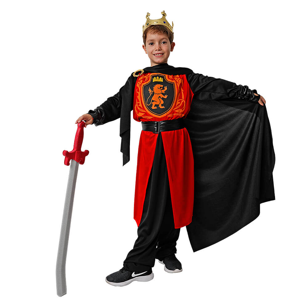DISFRAZ DE REY MEDIEVAL INFANTIL