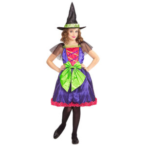 DISFRAZ DE BRUJA INFANTIL