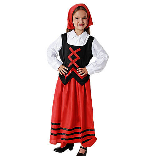 DISFRAZ DE PASTORA INFANTIL