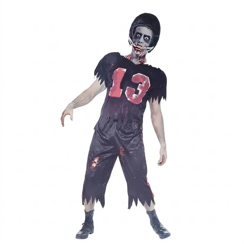 Disfraz de Zombie Jugador de Rugby / Fútbol Americano para Adulto - Imagen 3