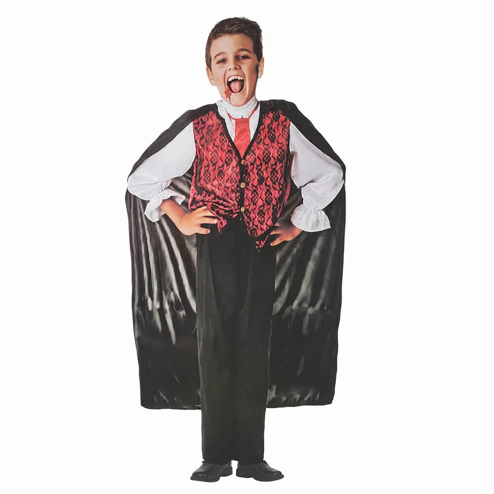 Capa Negra de 100 cm – Accesorio de Época y Terror para Disfraz (Adulto e Infantil) - Imagen 3