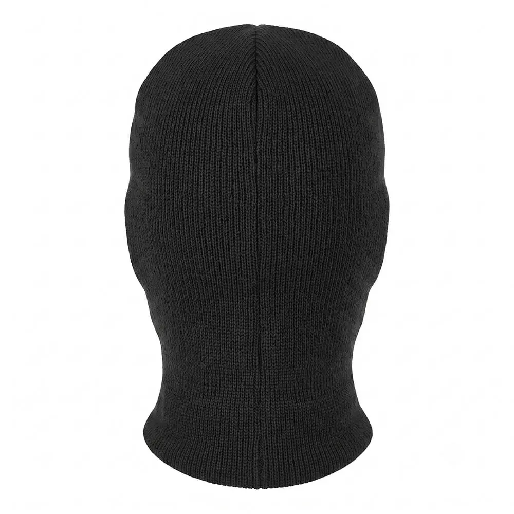 Pasamontaña Negro de 3 Agujeros – Capucha de Punto para Disfraz de Ladrón, SWAT o Ninja (Talla Única) - Imagen 3