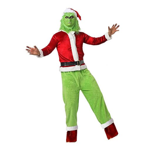 DISFRAZ DE MONSTRUO DE LA NAVIDAD ADULTO