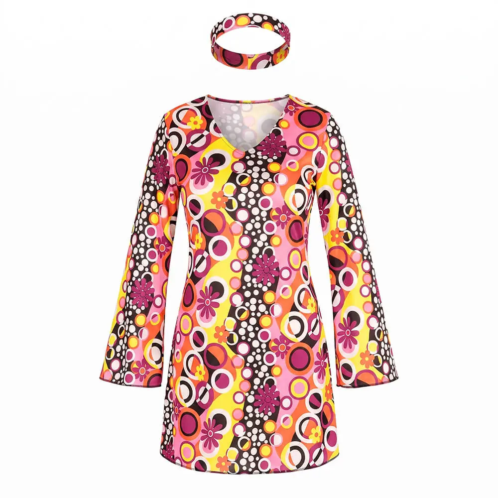 Disfraz de 70s Groovy Style Adulto - Imagen 5