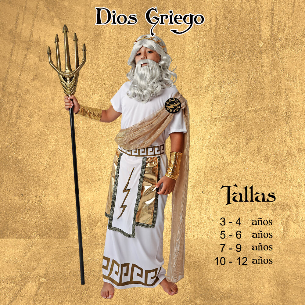 DISFRAZ DE DIOS GRIEGO INFANTIL - Imagen 2