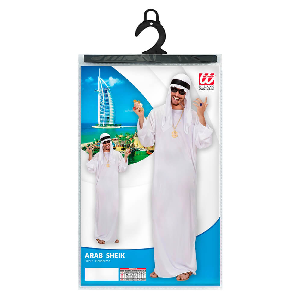Disfraz de Jeque Árabe Adulto - Imagen 3