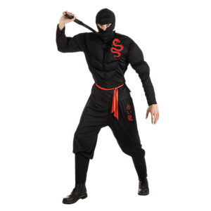 DISFRAZ DE NINJA NEGRO ADULTO