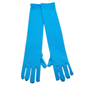 GUANTES LARGOS 45CM AZUL CLARO