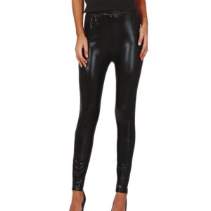 LEGGINS METALIZADOS COLOR NEGRO