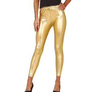 LEGGINS METALIZADOS COLOR ORO