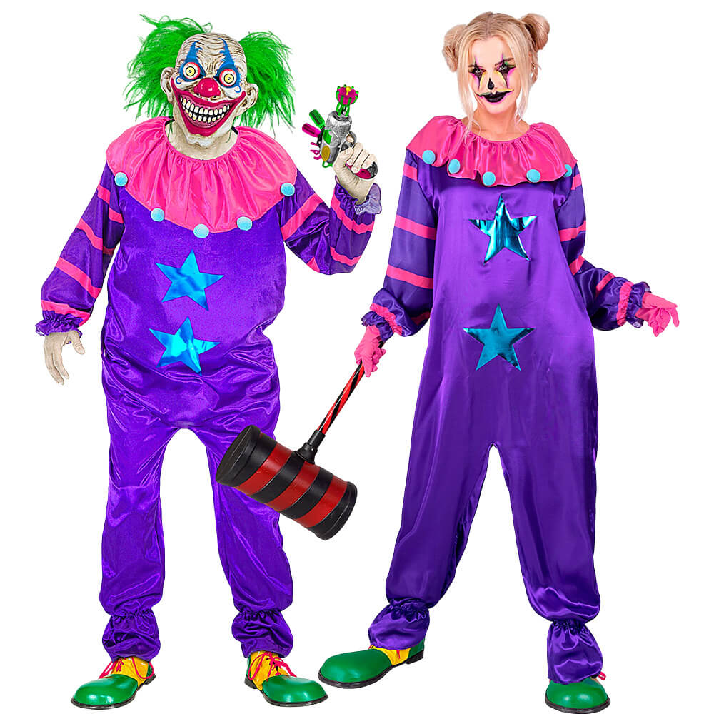 Disfraz de Payaso de Terror del Espacio Adulto - Imagen 5