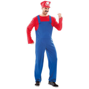 Disfraz de Fontanero Rojo Adulto