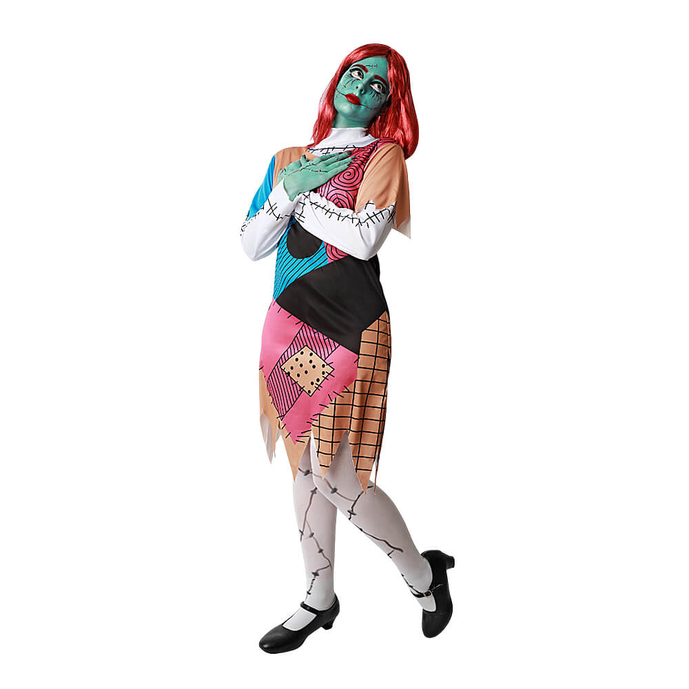 Disfraz de muñeca de Halloween para adulto, vestido terrorífico talla M única ideal para fiestas de miedo