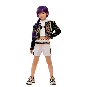 Disfraz de Kantante K-Pop Pop Star Infantil – Conjunto de 3 Piezas para Niña