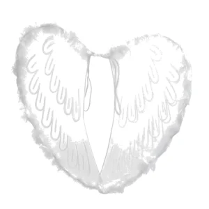 Alas Blancas de Ángel – Accesorio para Disfraz de Querubín y Navidad