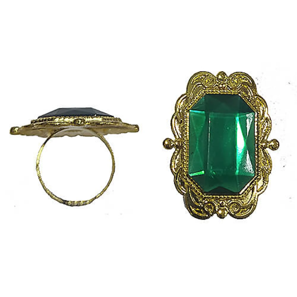 Anillo Medieval Dorado con Piedra V