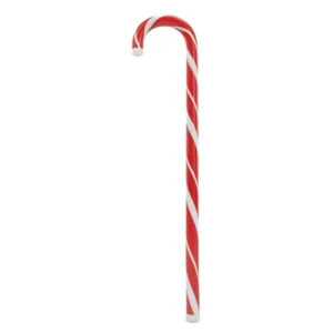 Baston rojo con blanco de caramelo 81 cm