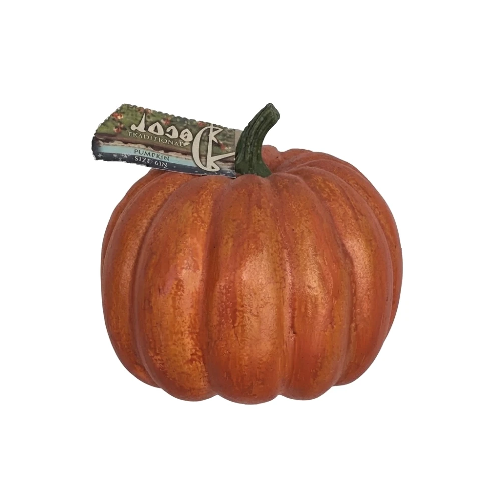 Calabaza Decorativa Halloween 16 cm - Adorno Tradicional
