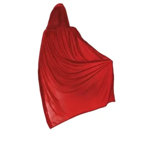 capa roja 140cm accesorio disfraz halloween carnaval