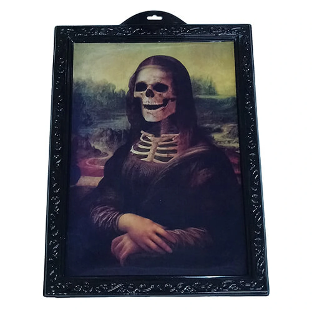 Cuadro Decorativo Pequeño Mona Lisa Halloween