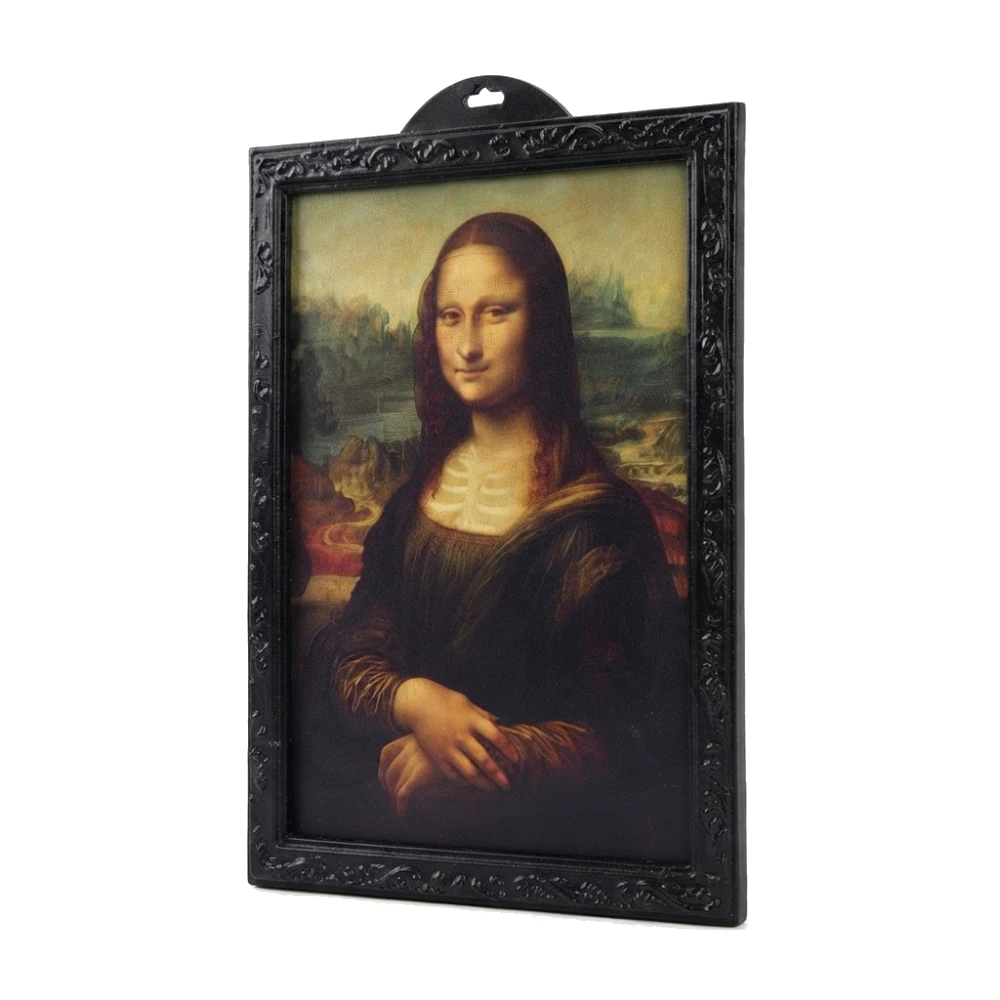Cuadro Decorativo Pequeño Mona Lisa Halloween